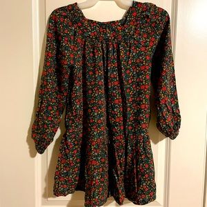 Cat & Jack Fall Floral dress kids M